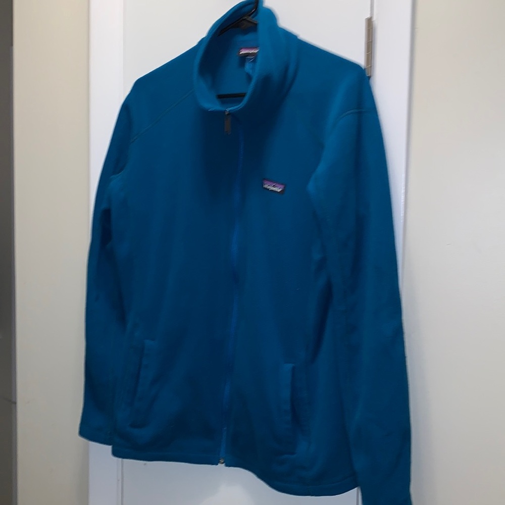 Women’s Patagonia teal zip up jacket size xl